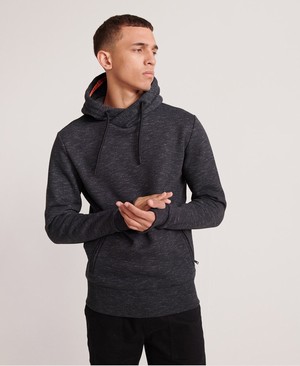 Superdry Urban Athletic Overhead Férfi Kapucnis Pulóver Fekete | RPUIT3405